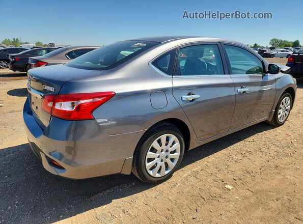3N1AB7AP4KY422559 2019 NISSAN SENTRA Charcoal Rear right