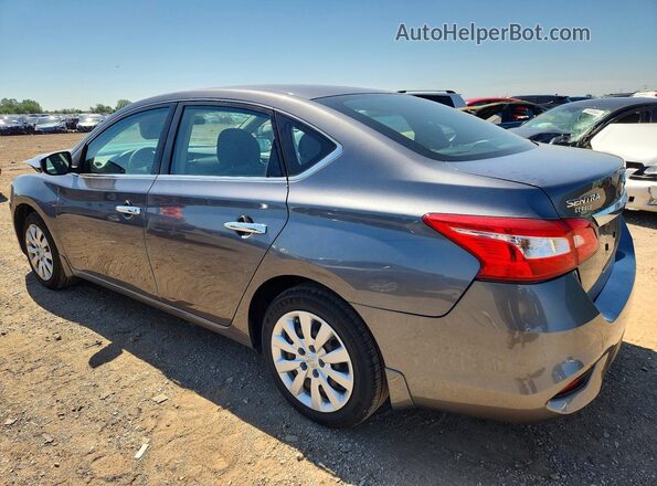 3N1AB7AP4KY422559 2019 NISSAN SENTRA Charcoal Rear left