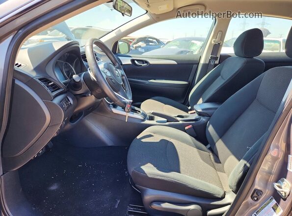 3N1AB7AP4KY422559 2019 NISSAN SENTRA Charcoal Front interior view