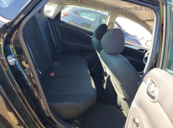 3N1AB7AP4KY437031 2019 NISSAN SENTRA Черный Вид задних сидений