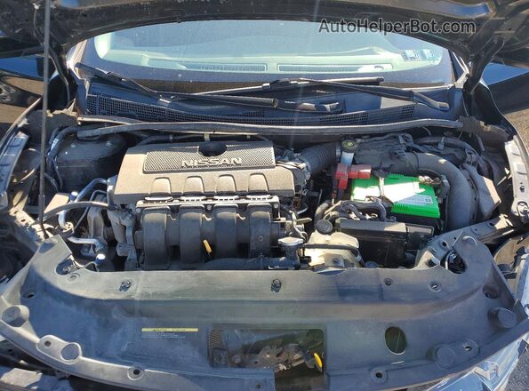 3N1AB7AP4KY437031 2019 NISSAN SENTRA Черный Вид задней части салона