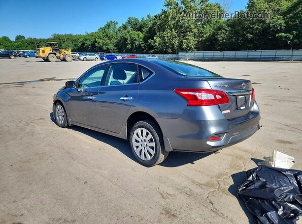 3N1AB7AP4KY449969 2019 NISSAN SENTRA Silver Rear left