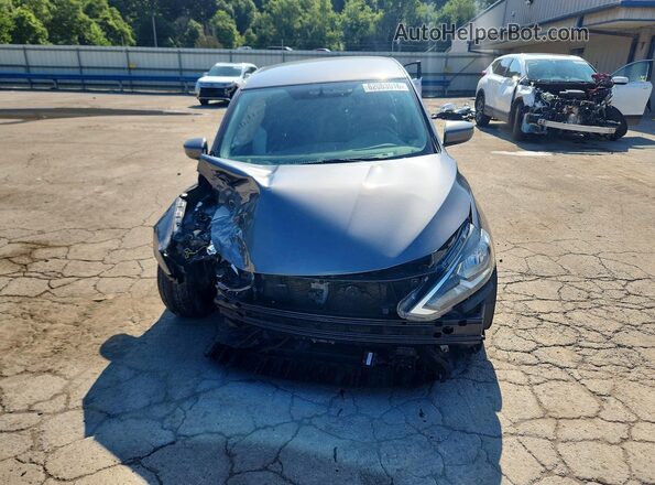 3N1AB7AP4KY449969 2019 NISSAN SENTRA Silver Front view