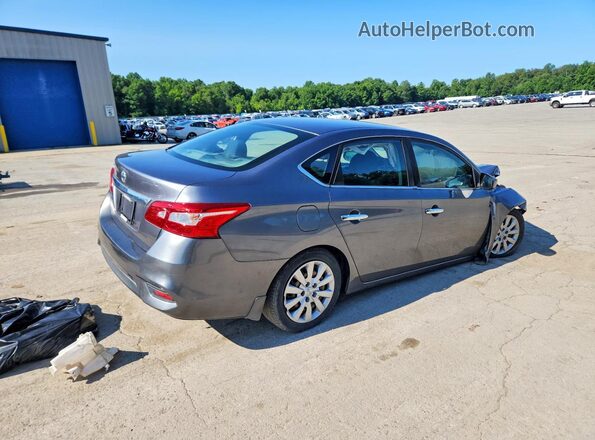 3N1AB7AP4KY449969 2019 NISSAN SENTRA Silver Rear right