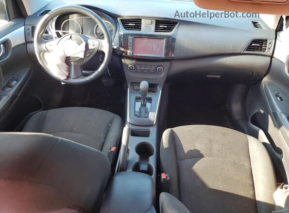 3N1AB7AP4KY449969 2019 NISSAN SENTRA Silver Dashboard view