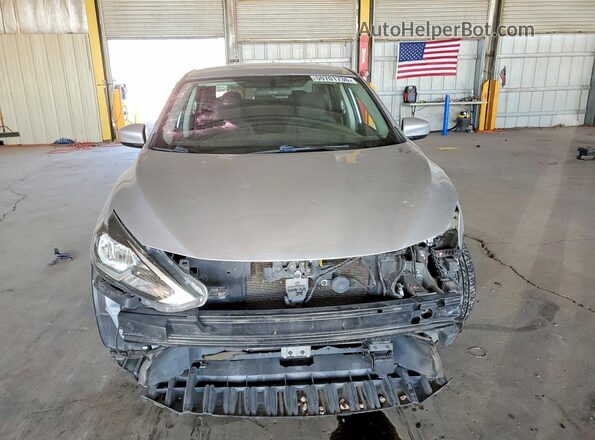 3N1AB7AP4KY453116 2019 NISSAN SENTRA Silver Widok z przodu