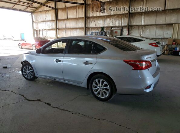 3N1AB7AP4KY453116 2019 NISSAN SENTRA Silver Tył lewy