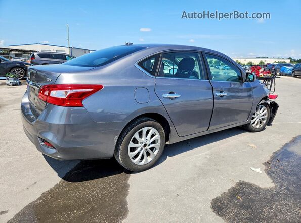 3N1AB7AP4KY457067 2019 NISSAN SENTRA Silver Rear right