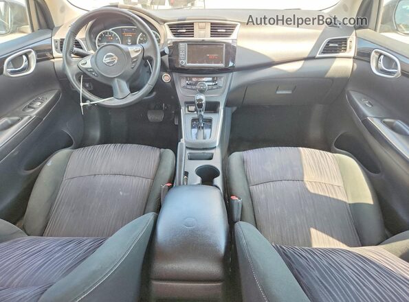 3N1AB7AP4KY457067 2019 NISSAN SENTRA Silver Dashboard view