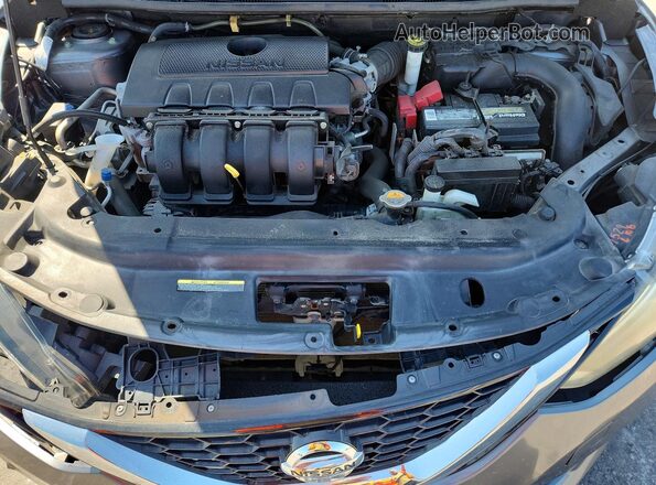 3N1AB7AP4KY457067 2019 NISSAN SENTRA Silver Rear interior view