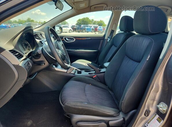 3N1AB7AP4KY457067 2019 NISSAN SENTRA Silver Front interior view