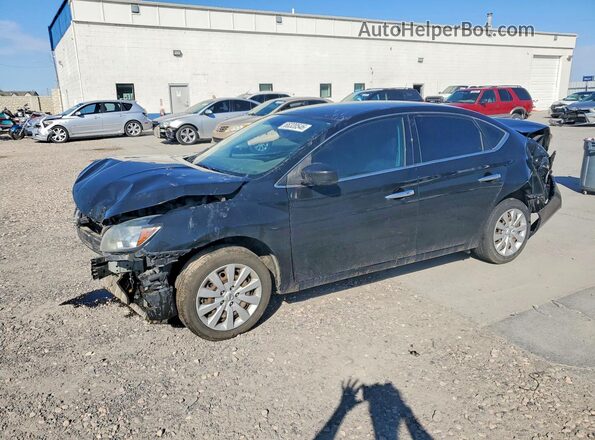 3N1AB7AP5GL637596 2016 NISSAN SENTRA Black Задня ліва чверть