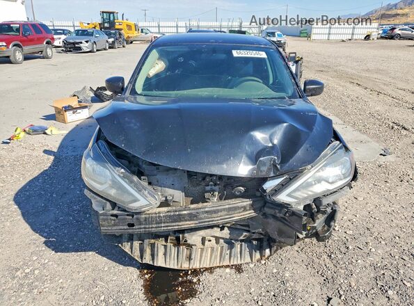 3N1AB7AP5GL637596 2016 NISSAN SENTRA Black Вид щитка приладів
