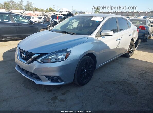 3N1AB7AP5GL669920 2016 NISSAN SENTRA Silver Vista tres cuartos delantera izquierda