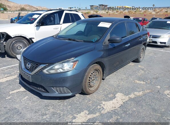 3N1AB7AP5GL671117 2016 NISSAN SENTRA Blue Przód lewy