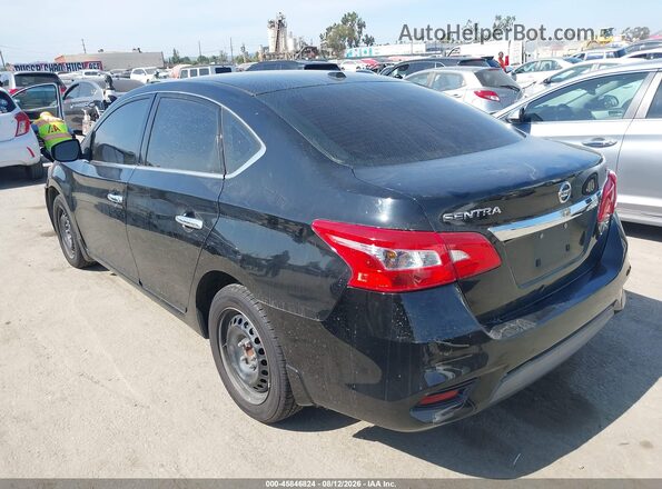 3N1AB7AP5GL672316 2016 NISSAN SENTRA Black უკანა მარცხენა
