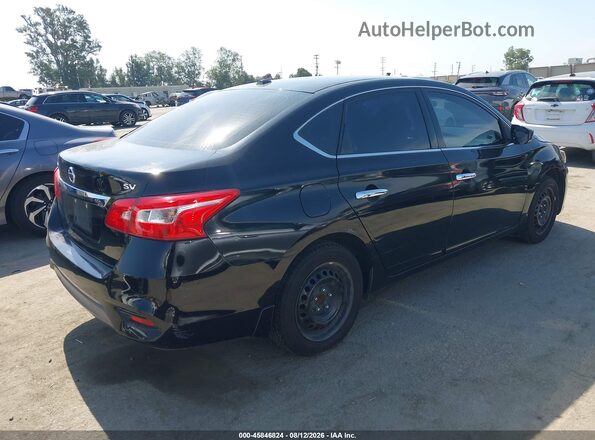 3N1AB7AP5GL672316 2016 NISSAN SENTRA Black უკანა მარჯვენა