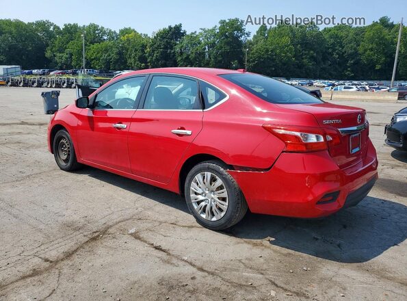 3N1AB7AP5GL683820 2016 NISSAN SENTRA Red Rear left