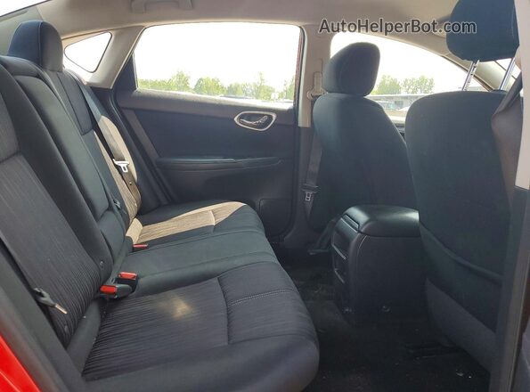 3N1AB7AP5GL683820 2016 NISSAN SENTRA Red Rear seats view