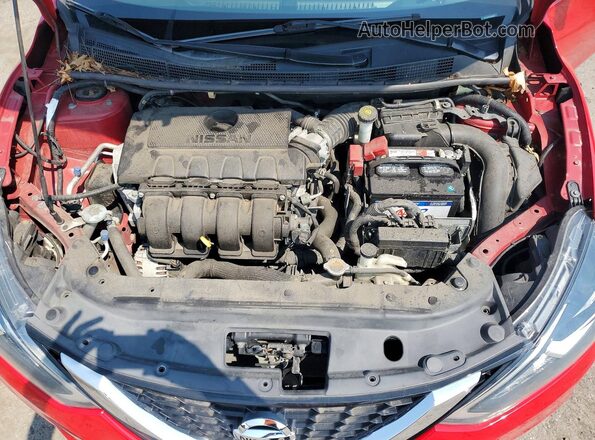 3N1AB7AP5GL683820 2016 NISSAN SENTRA Red Rear interior view