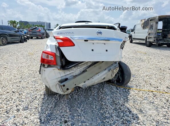 3N1AB7AP5GY213757 2016 NISSAN SENTRA White Widok z tyłu