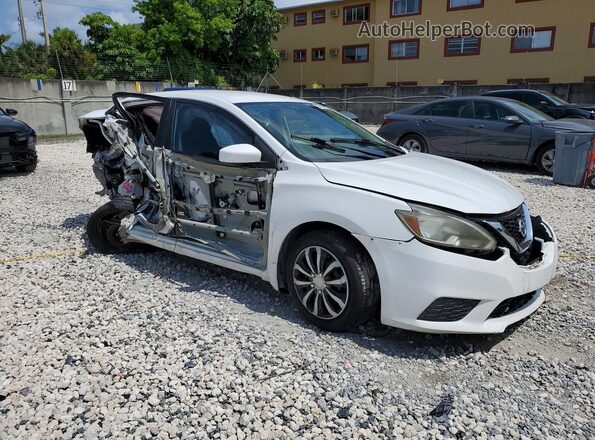 3N1AB7AP5GY213757 2016 NISSAN SENTRA White Przód prawy