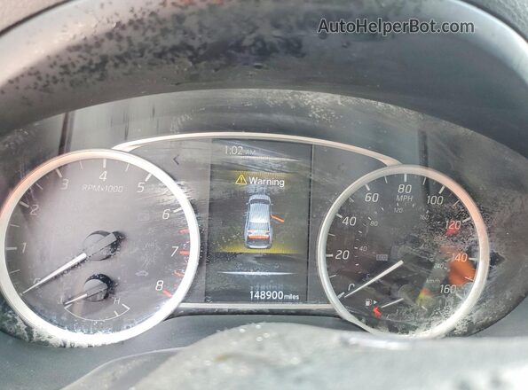 3N1AB7AP5GY213757 2016 NISSAN SENTRA White Widok zestawu wskaźników