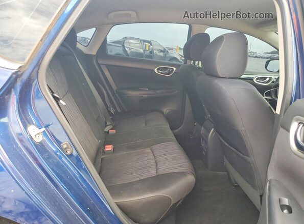 3N1AB7AP5GY217971 2016 NISSAN SENTRA Blue Rear seats view