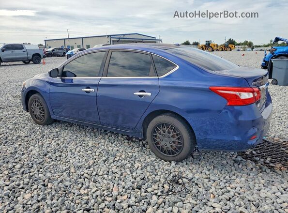 3N1AB7AP5GY217971 2016 NISSAN SENTRA Blue Rear left