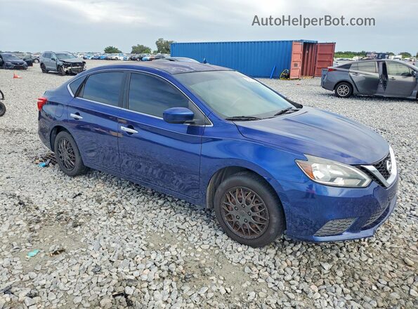 3N1AB7AP5GY217971 2016 NISSAN SENTRA Blue Front right