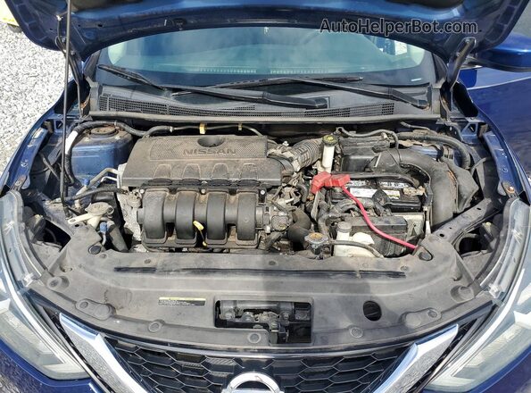 3N1AB7AP5GY217971 2016 NISSAN SENTRA Blue Rear interior view