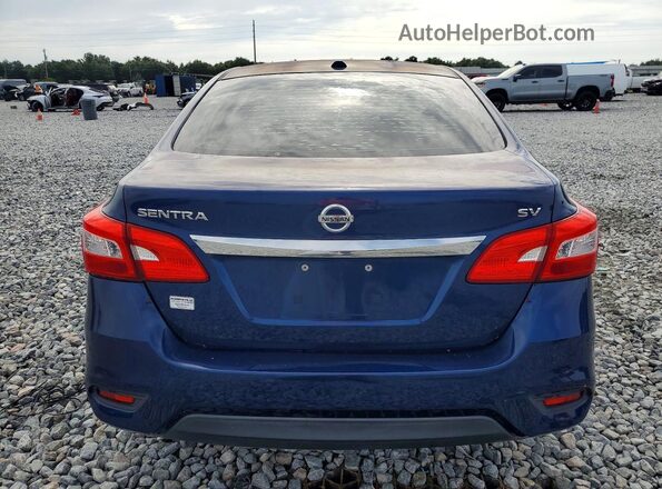 3N1AB7AP5GY217971 2016 NISSAN SENTRA Blue Rear view