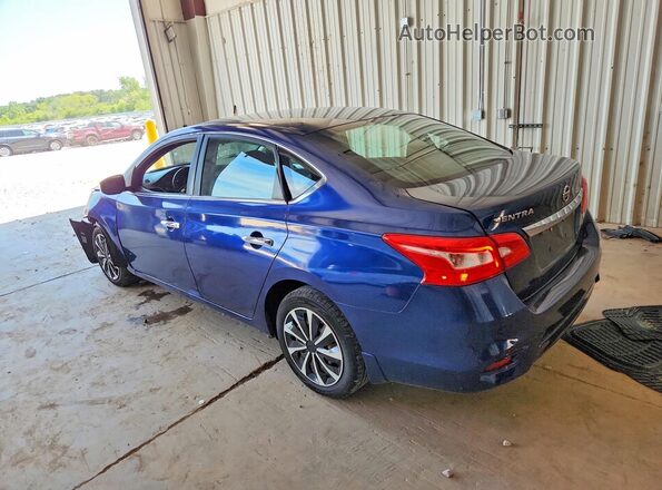 3N1AB7AP5GY218344 2016 NISSAN SENTRA Blue Trasero izquierdo