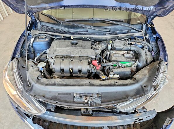 3N1AB7AP5GY218344 2016 NISSAN SENTRA Blue Vista interior trasera