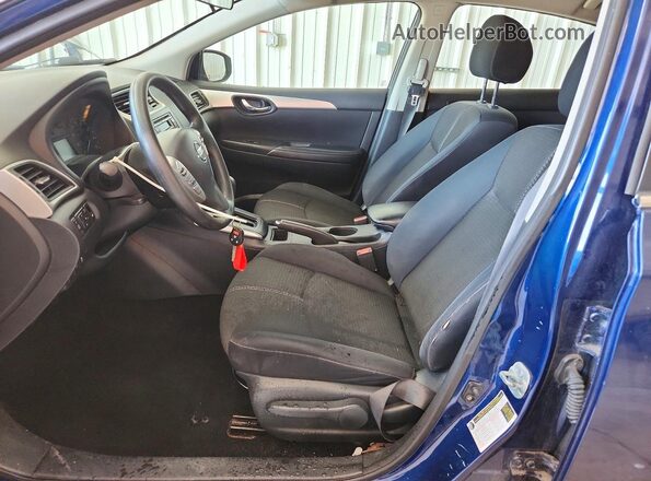 3N1AB7AP5GY218344 2016 NISSAN SENTRA Blue Vista interior delantera