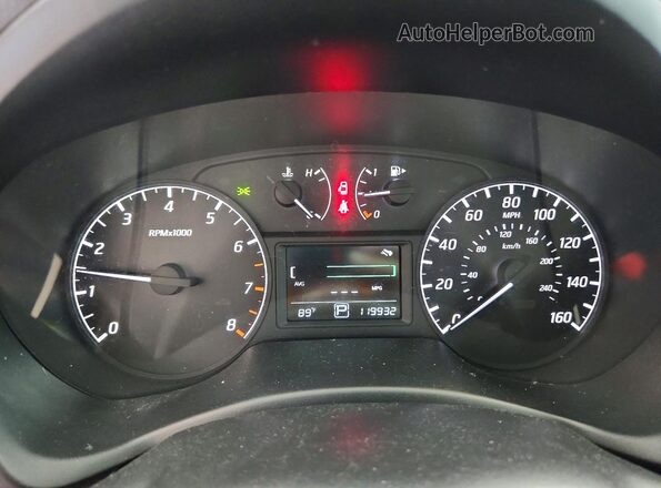 3N1AB7AP5GY218344 2016 NISSAN SENTRA Blue Vista del cuadro de instrumentos