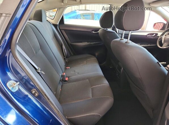 3N1AB7AP5GY218344 2016 NISSAN SENTRA Blue Vista de los asientos traseros