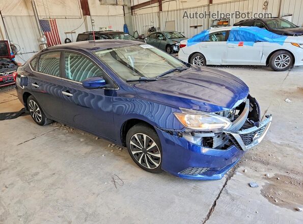 3N1AB7AP5GY218344 2016 NISSAN SENTRA Blue Delantero derecho