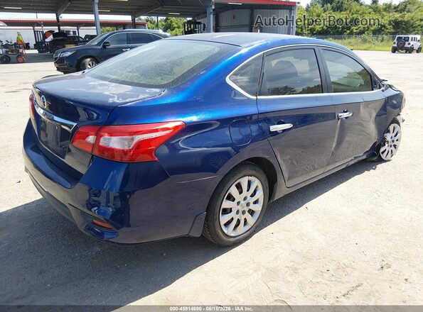 3N1AB7AP5GY228873 2016 NISSAN SENTRA Blue Задня права чверть
