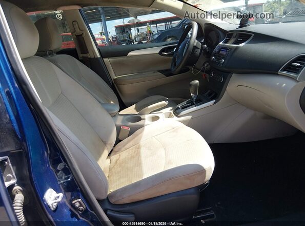 3N1AB7AP5GY228873 2016 NISSAN SENTRA Blue Вид салону спереду