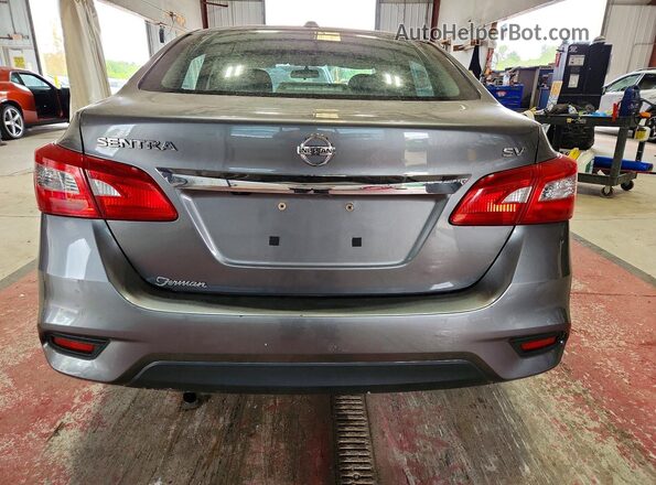 3N1AB7AP5GY240120 2016 NISSAN SENTRA Серебряный Вид сзади