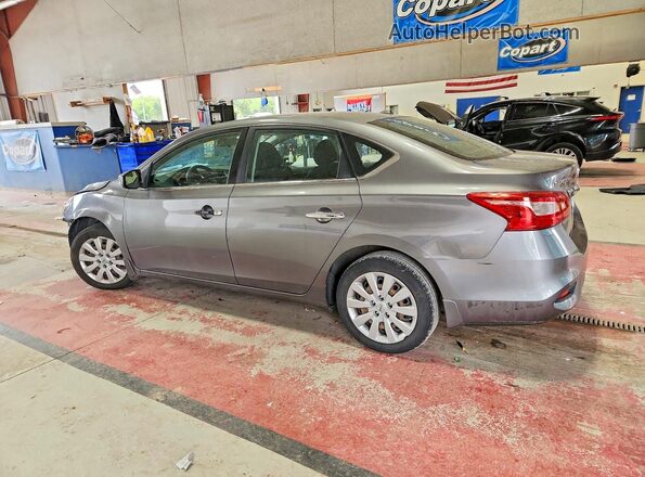 3N1AB7AP5GY240120 2016 NISSAN SENTRA Серебряный Задняя левая четверть