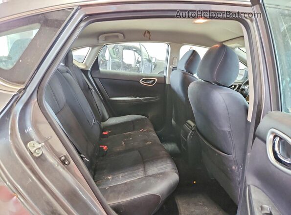 3N1AB7AP5GY240120 2016 NISSAN SENTRA Серебряный Вид задних сидений