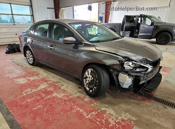 3N1AB7AP5GY240120 2016 NISSAN SENTRA Серебряный Передняя правая четверть