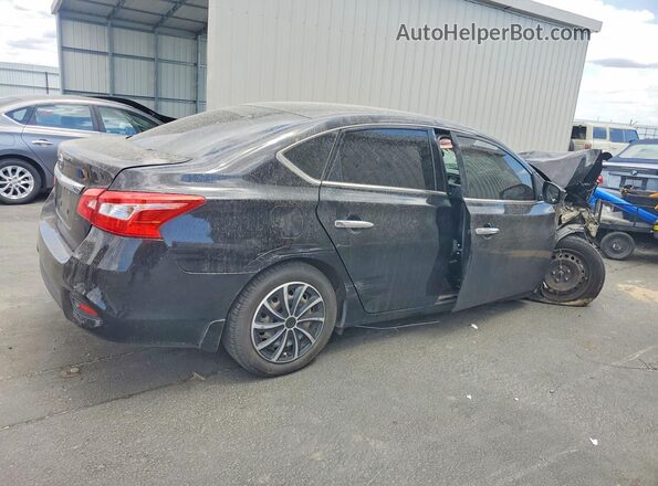 3N1AB7AP5GY263042 2016 NISSAN SENTRA Черный Задняя правая четверть