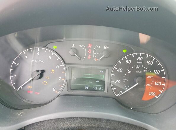 3N1AB7AP5GY263042 2016 NISSAN SENTRA Черный Вид щитка приборов