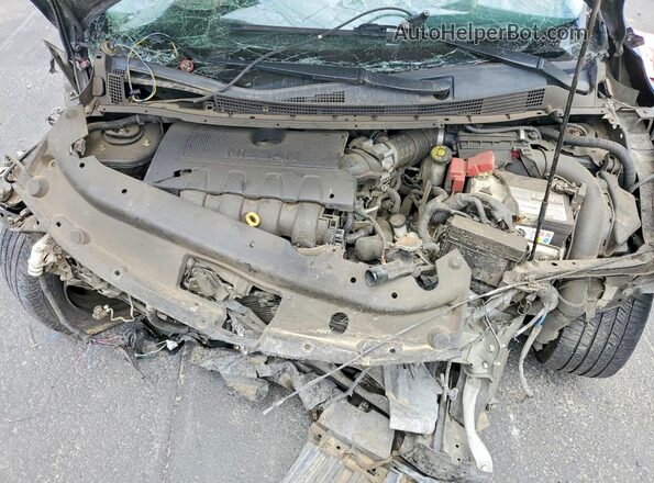 3N1AB7AP5GY263042 2016 NISSAN SENTRA Черный Вид задней части салона