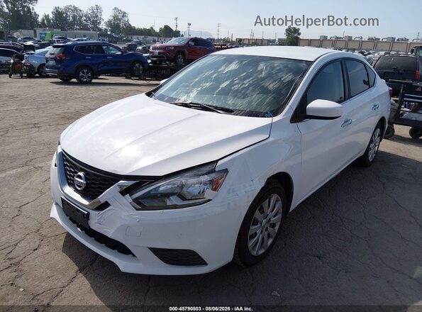 3N1AB7AP5GY265230 2016 NISSAN SENTRA White Vista tres cuartos delantera izquierda