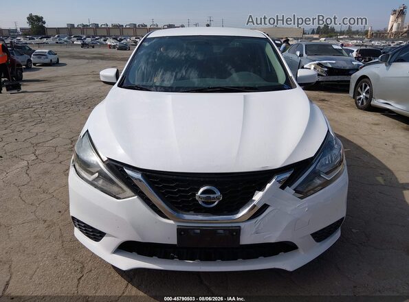 3N1AB7AP5GY265230 2016 NISSAN SENTRA White Vista del cuadro de instrumentos
