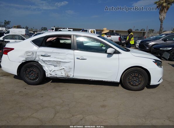 3N1AB7AP5GY265230 2016 NISSAN SENTRA White Vista interior trasera